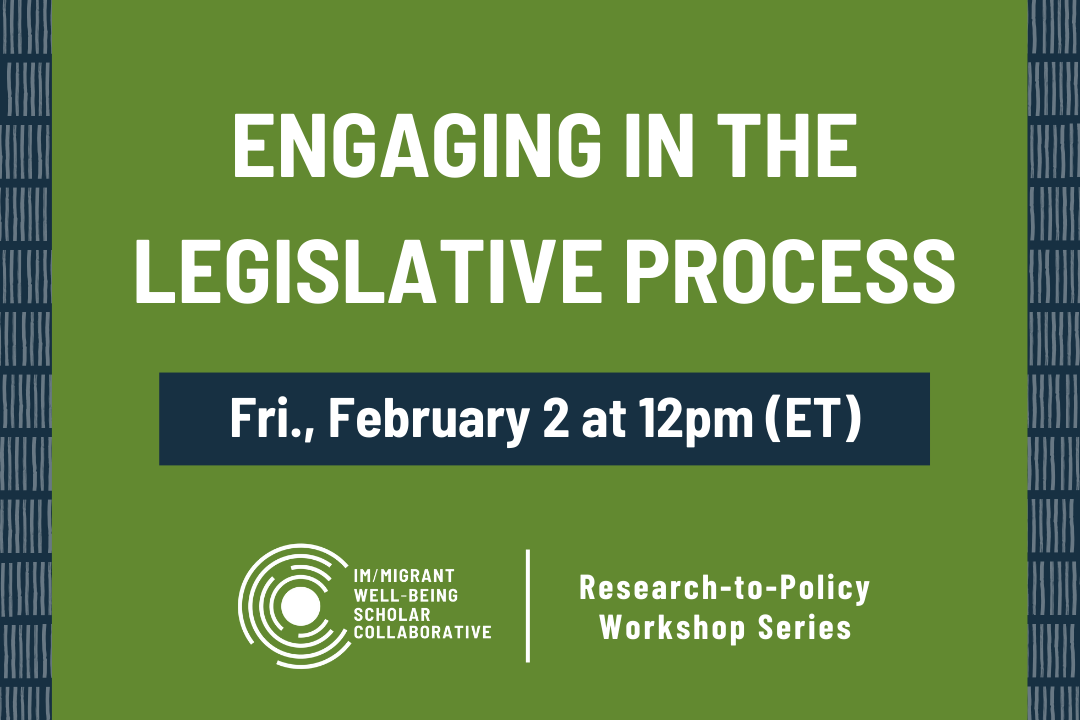 Engaging in the Legislative Process flyer