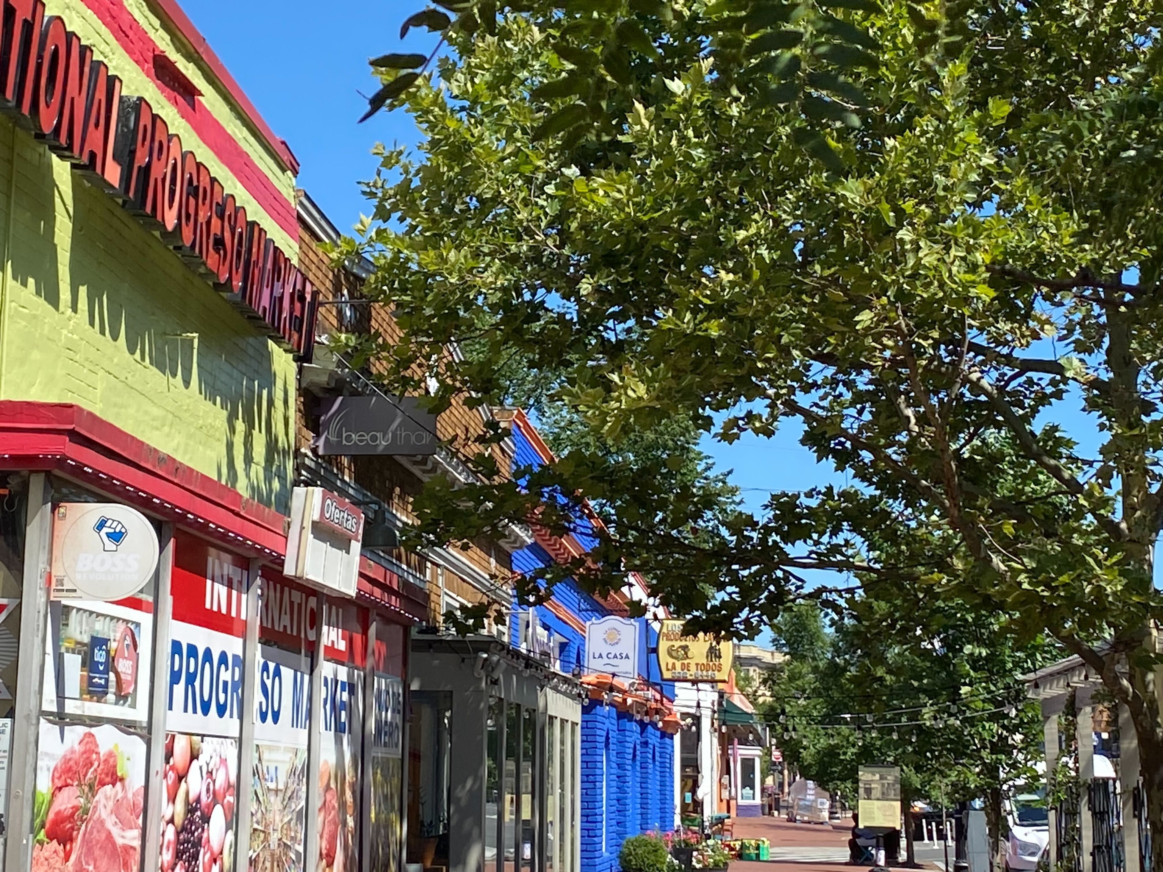 Business along a street