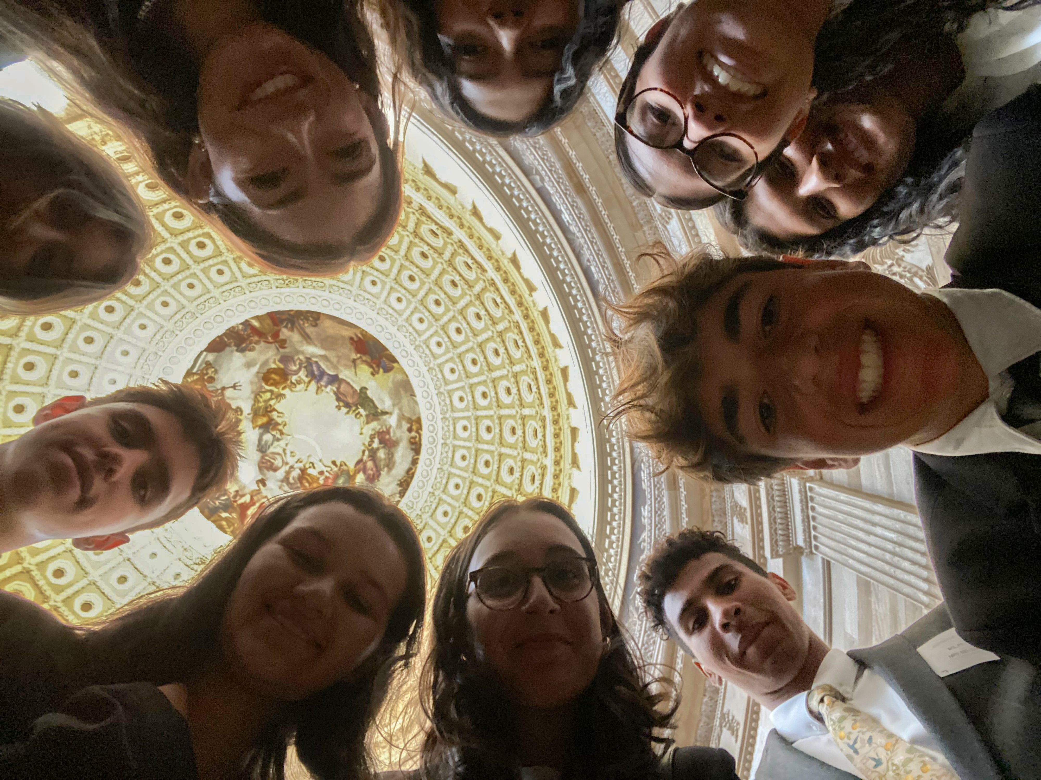 Selfie at the US Capitol dome