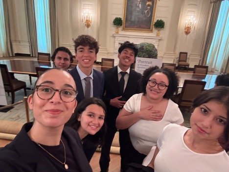 Selfie of students