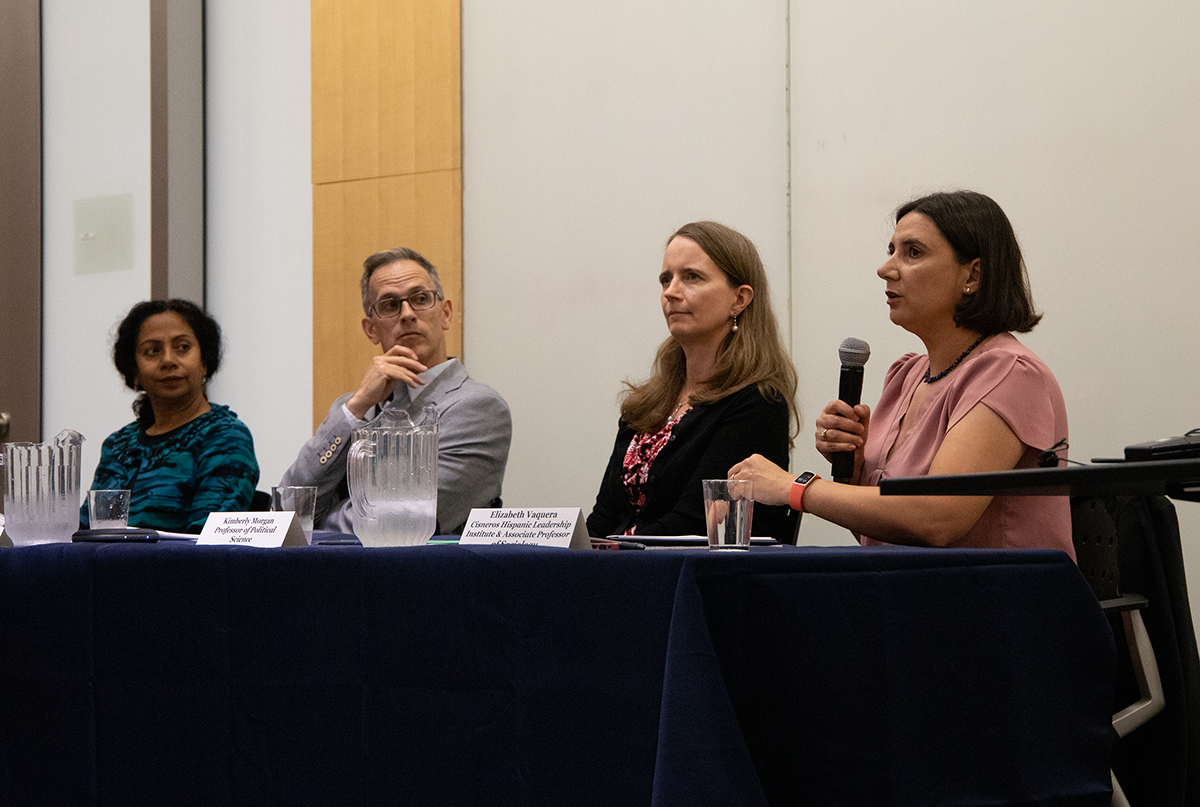 Panel of experts speaking