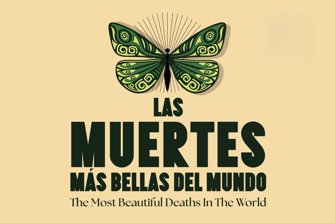 Butterfly logo for the film las muertes más bellas del mundo