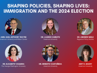 Flyer for Shaping Policies event