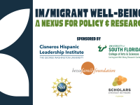 Conference flyer with logos