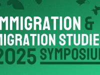 Green and white text flyer