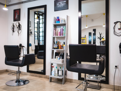 Hair salon station
