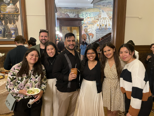 Group photo featuring Dr. Manuel Cuellar and Emma Ramos
