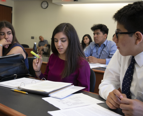 students in the classroom