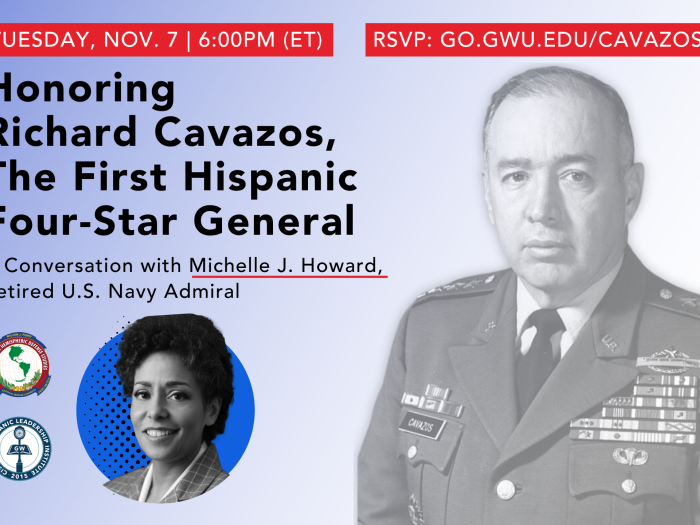 Flyer for Cavazos event