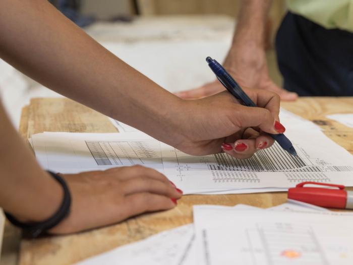 Civil Engineer Student Pen and Paper