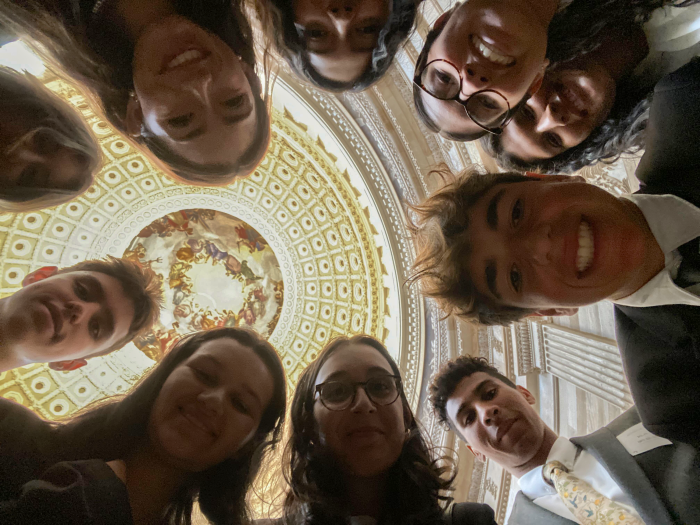 Selfie at the US Capitol dome