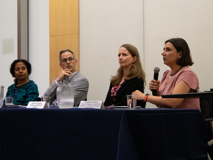 Panel of experts speaking