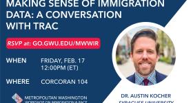 Making Sense of Immigration Data: A Conversation with TRAC flyer