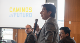 Student speaking