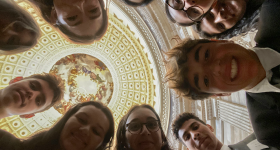Selfie at the US Capitol dome